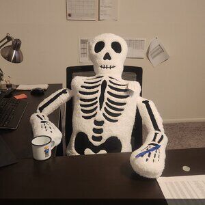 Isaac Mizrahi skeleton pillow Halloween